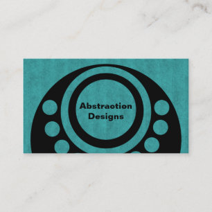 Visite Le résumé dimensionne le carte de visite, Teal