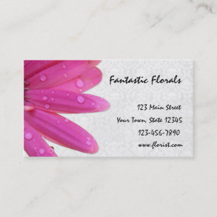 Visite L'eau rose de Gerbera laisse tomber le carte de