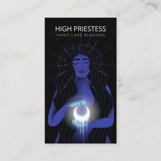 Visite Lecteur de carte Tarot d'illustration spirituelle (Devant)