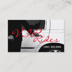Visite Limousines Limo Services de voiture Carte de visit