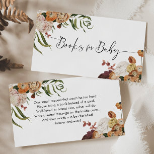 Visite Livres rustiques pour carte de boîtier Baby shower