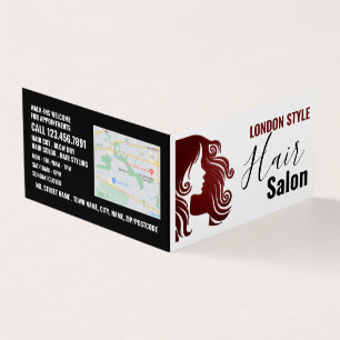 Visite Logo De Cheveux, Stylo Cheveux, Carte De Fidélité 
