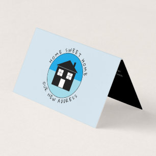 Visite Logo de la Maison Bleue, Carte de changement d'adr