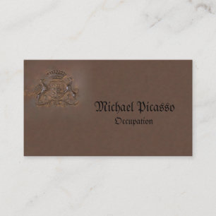Visite Logo en bronze majestueux de crête de carte de