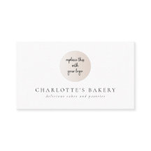 Logo minimaliste QR Code Boulangerie Carte de visi
