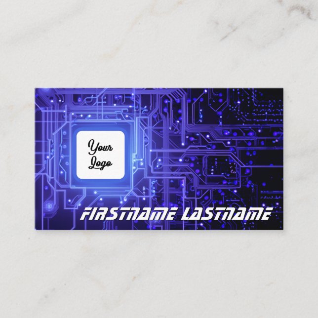 Visite Logo personnalisé de carte de circuit PC expert en (Devant)