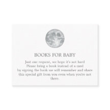 Lune S'il vous plaît apporter un livre Carte de bo