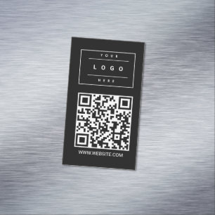 Visite Magnétique Carte aimantée de logo et de site Web d'entreprise