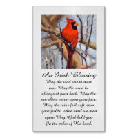 Carte de sympathie moderne avec oiseau cardinal