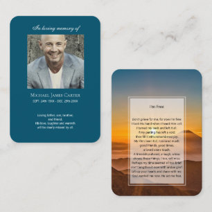 Visite Mémorial photo Je suis Carte de prière gratuite