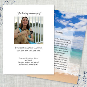 Visite Mémorial photo Je suis Carte de prière gratuite 2