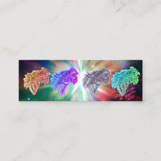 Visite Mini Art par Micheal Dragons Carte de marque de livre d