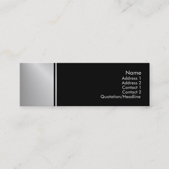 Visite Mini Carte C-Professionnelle de profil (Devant)