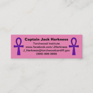 Visite Mini Carte de profil Ankh violet