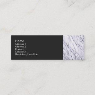 Visite Mini Carte de profil de bordure du Marbre blanc