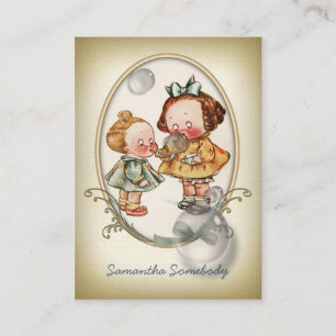 Visite Mini carte de profil de carte postale d'enfants en