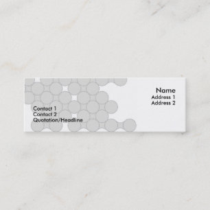 Visite Mini Carte de profil de dentiste