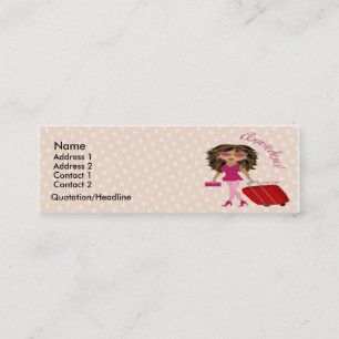 Visite Mini Carte de profil de diva d'ensemble de jet