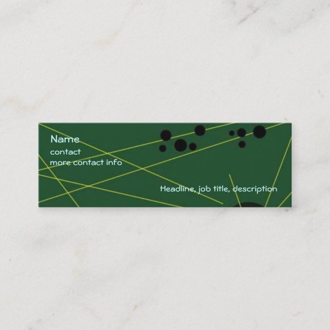 Visite Mini Carte de profil de flèche de l'espace (Devant)