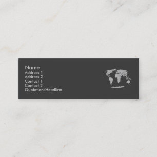 Visite Mini Carte de profil de globe