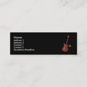 Visite Mini Carte de profil de guitare