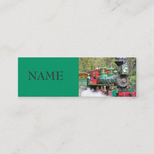 VISITE MINI CARTE DE PROFIL DE MACHINE À VAPEUR (Devant)