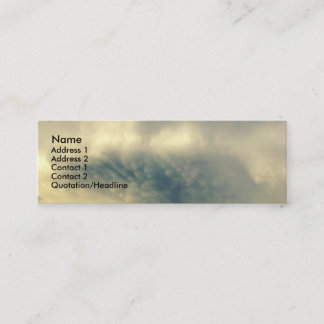Visite Mini Carte de profil de nuage d'éclat de ciel