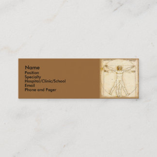 Visite Mini Carte de profil de Physican