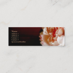 Visite Mini Carte de profil de pivoine