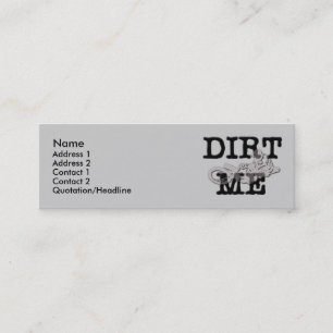 Visite Mini Carte de profil Dirt Me Motocross Dirt Bike