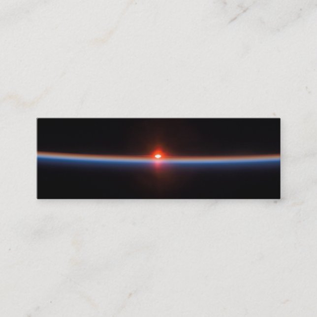 Visite Mini Carte de profil Horizon de la Terre (Devant)