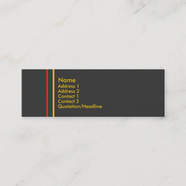 Visite Mini Carte de profil Jiao #2 (Devant)