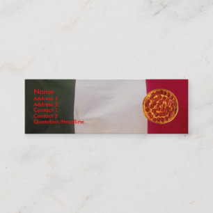Visite Mini Carte de profil Pizza