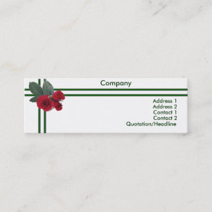 Visite Mini Carte de profil Rose mariage
