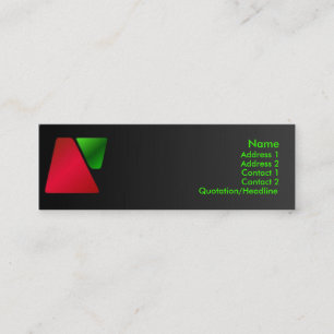 Visite Mini Carte de profil Trapezoid