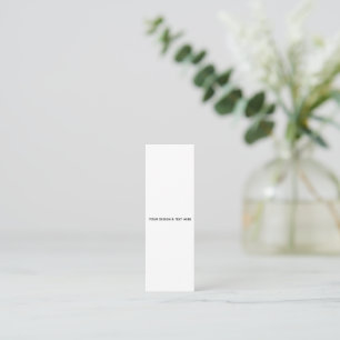 Visite Mini Carte de Remerciement Minimaliste Blanche pour Mam