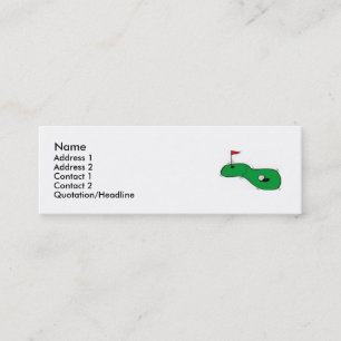 Visite Mini Carte d'information de golf
