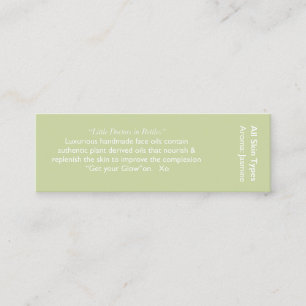 Visite Mini Carte d'ingrédient de jasmin