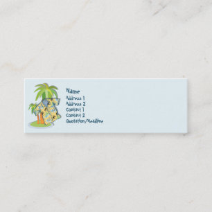 Visite Mini Carte faite sur commande de profil de chemise