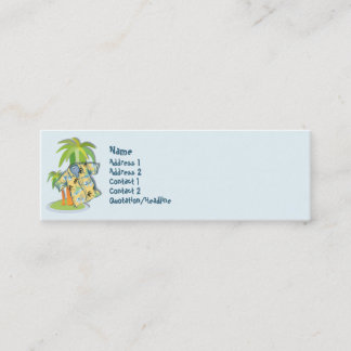 Visite Mini Carte faite sur commande de profil de chemise