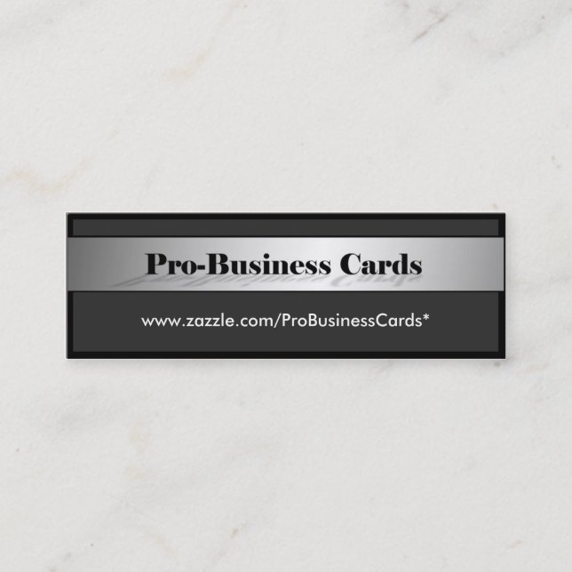Visite Mini Carte maigre de profil de ProBusinessCards (Devant)