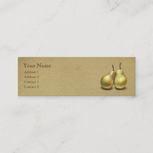 Visite Mini Carte maigre faite sur commande de poires d'or