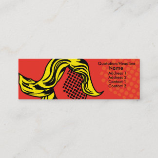 Visite Mini Carte moderne de profil de bruit