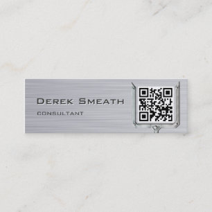 Visite Mini Code balayé de la carte QR en métal