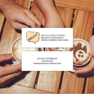 Visite Mini Êtes-vous une carte d'appel de connexion Wi-Fi Fun