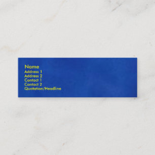 Visite Mini Euro carte bleue de profil