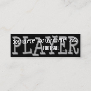 Visite Mini Joueur de football - Social Media Carte Personnell