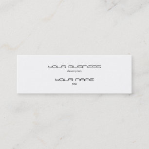 Visite Mini Modèle de carte professionnelle mince Premium Lou