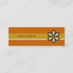 Visite Mini Rétro carte moderne de profil - carte sociale de