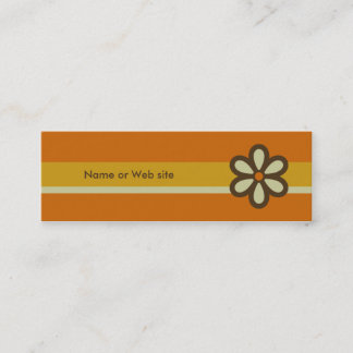 Visite Mini Rétro carte moderne de profil - carte sociale de